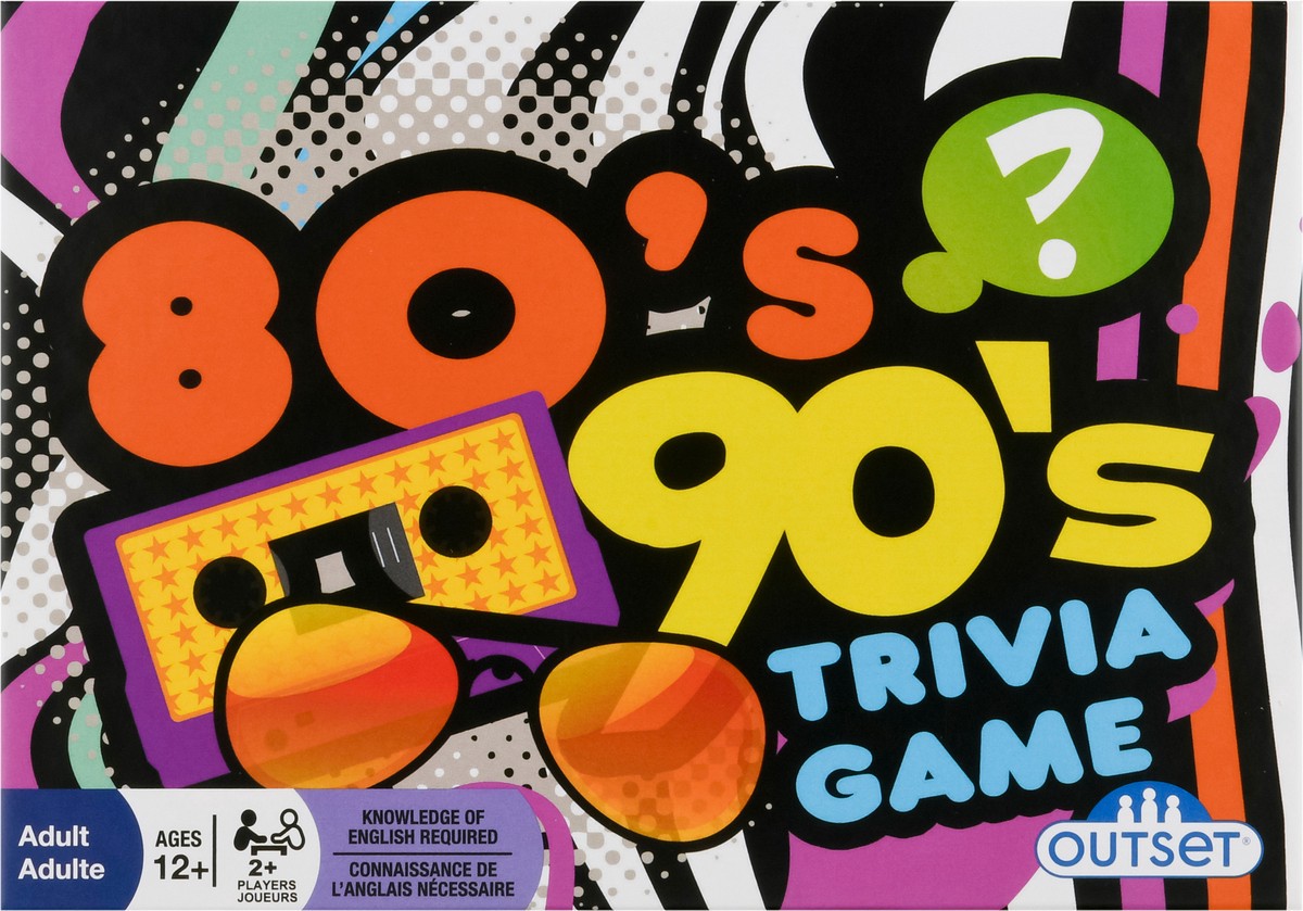 slide 6 of 9, Outset Media 80's & 90's Trivia Game, 1 ct