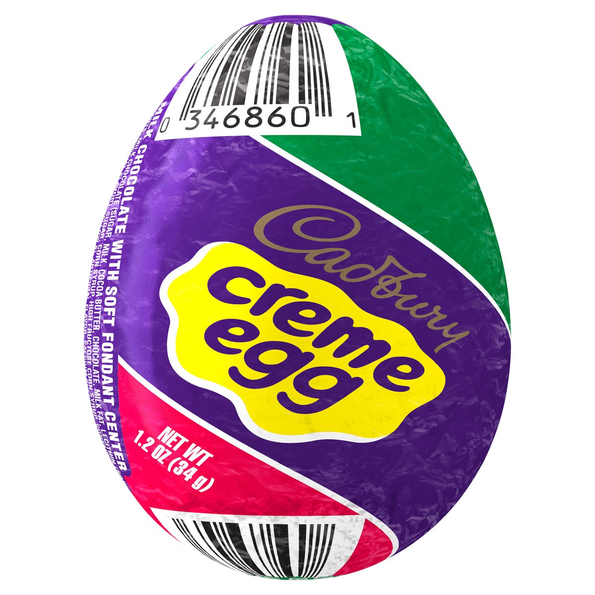 slide 1 of 1, Cadbury CREME EGG Milk Chocolate and Fondant, Easter Candy Egg, 1.2 oz, 1 ct