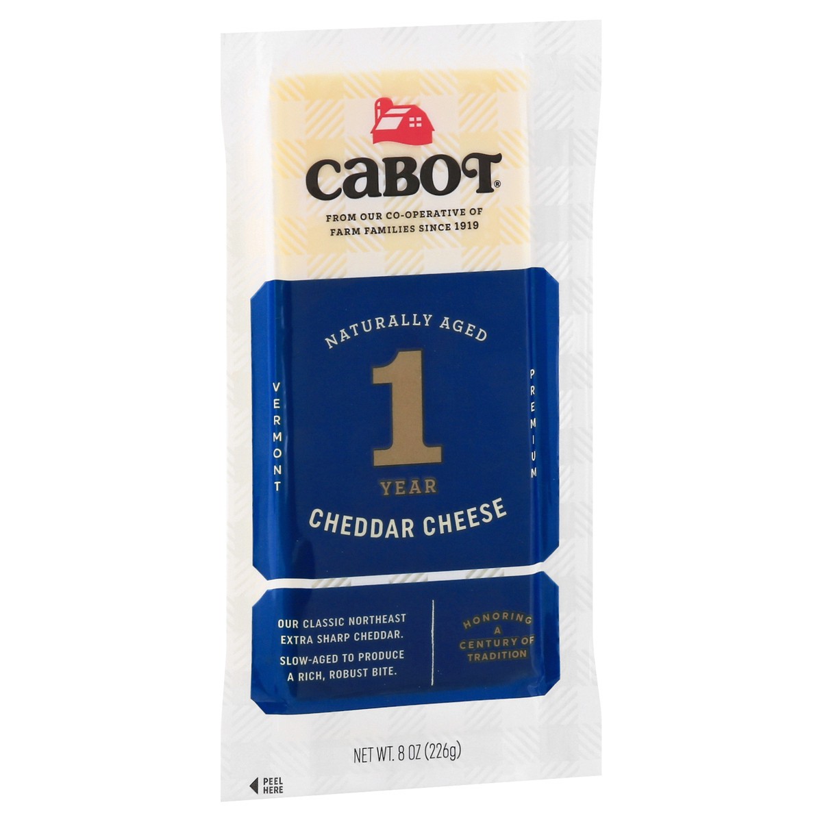 slide 10 of 10, Cabot Extra Sharp White Cheddar Parchment Bar, 8 oz