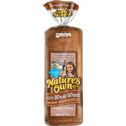 Nature's Own Bread, 100% Whole Wheat
