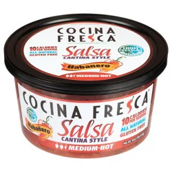 Cocina Fresca Cantina Style Habanero Medium Hot Salsa - 16 oz