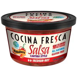 Cocina Fresca Cantina Style Habanero Medium Hot Salsa - 16 oz
