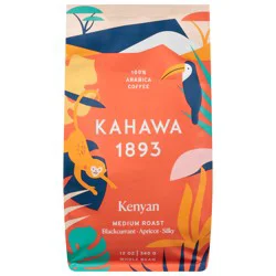 Kahawa 1893 Medium Roast Whole Bean Kenyan Coffee - 12 oz