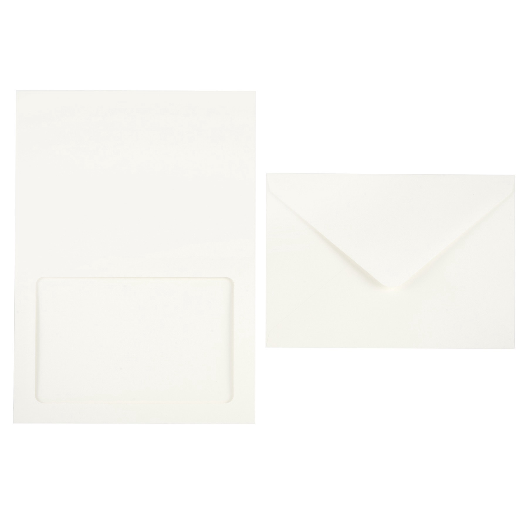 slide 5 of 5, Ivory Frame Cards & Envelopes By Recollections, 5" X 7", 5 in x 7 in