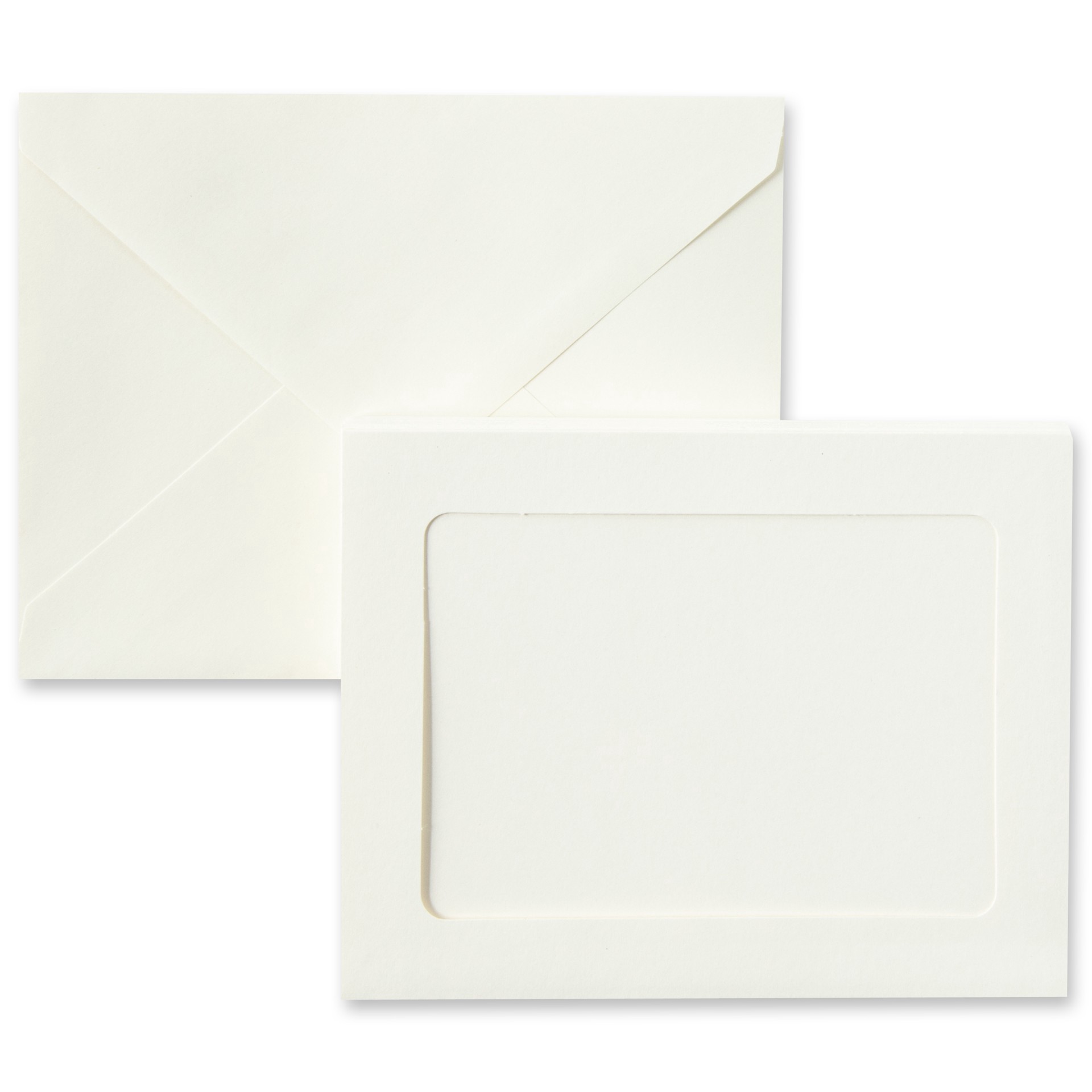 slide 2 of 5, Ivory Frame Cards & Envelopes By Recollections, 5" X 7", 5 in x 7 in