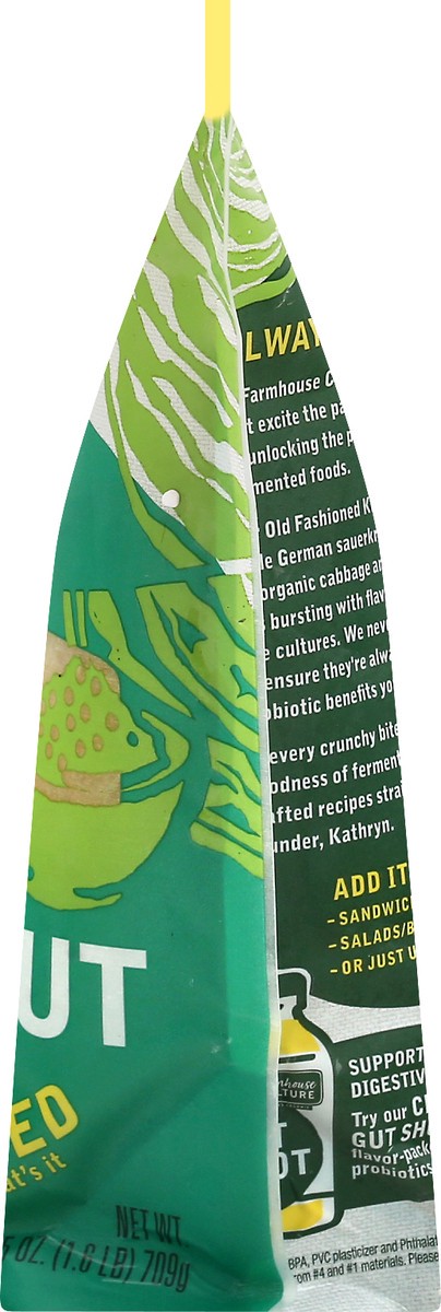 slide 3 of 13, Farmhouse Culture Value Size Crunchy Old Fashioned Sauerkraut 25 oz, 25 oz