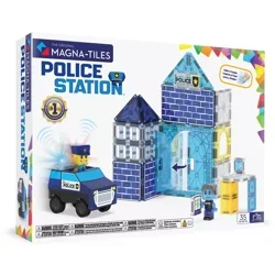 MAGNA-TILES® Police Station 35-Piece Magnetic Construction Set