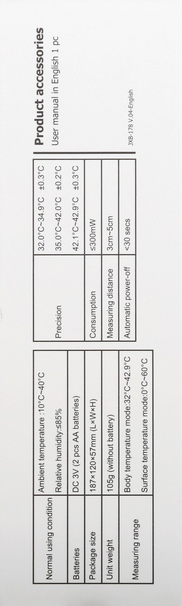 slide 6 of 9, Berrcom Non-Contact Infrared Thermometer 1 ea, 1 ct