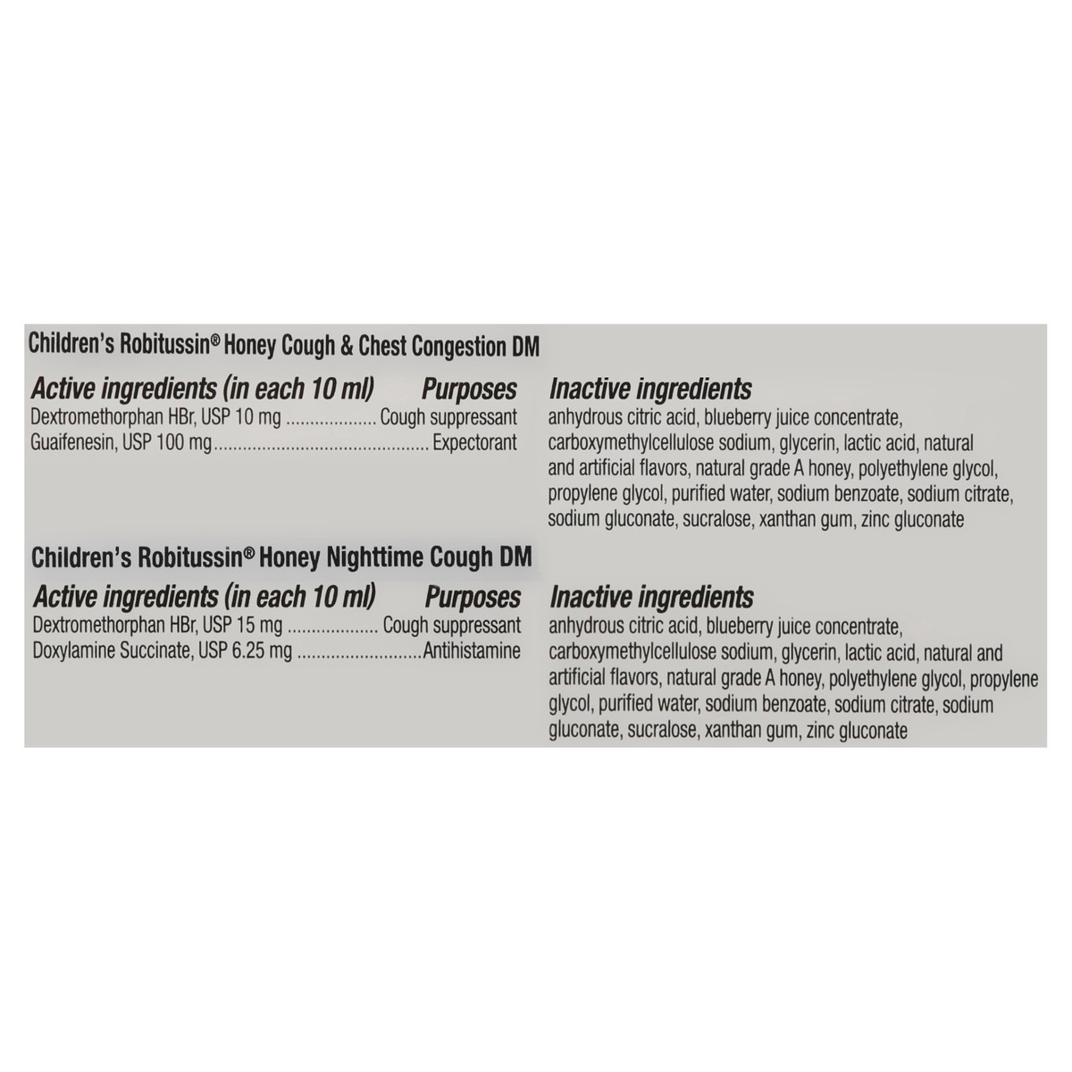 slide 7 of 10, Robitussin Value Pack Children's Honey Day & Night Cough DM 2 - 4 fl oz Bottles, 2 ct; 4 fl oz