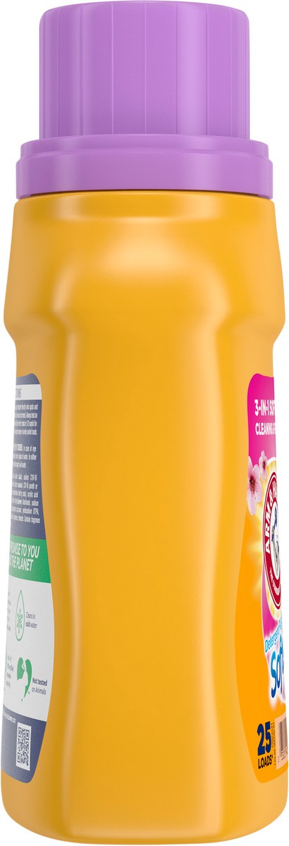 slide 3 of 9, ARM & HAMMER Plus a Touch of Softener, 25 Loads, Liquid Laundry Detergent, 32.5 Fl oz, 32.50 ct