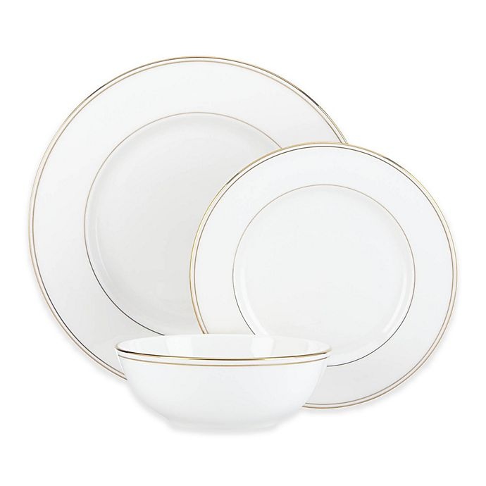 slide 1 of 1, Lenox Federal Gold Place Setting, 3 ct