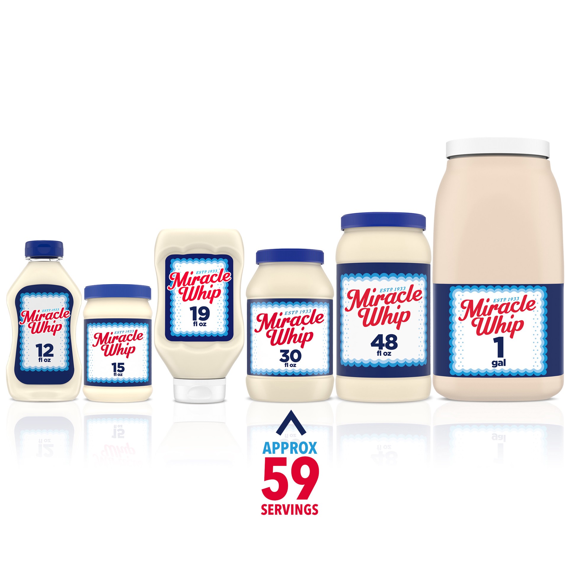 slide 3 of 5, Miracle Whip Mayo-like Dressing, for a Keto and Low Carb Lifestyle, 30 fl oz Jar, 30 fl oz
