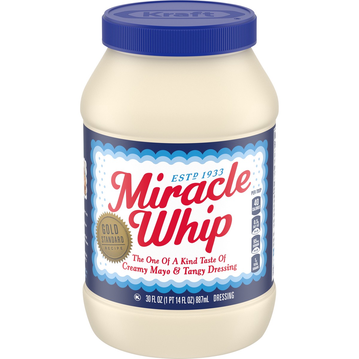 Miracle Whip Kraft Miracle Whip Dressing Original - 30oz 30 oz | Shipt