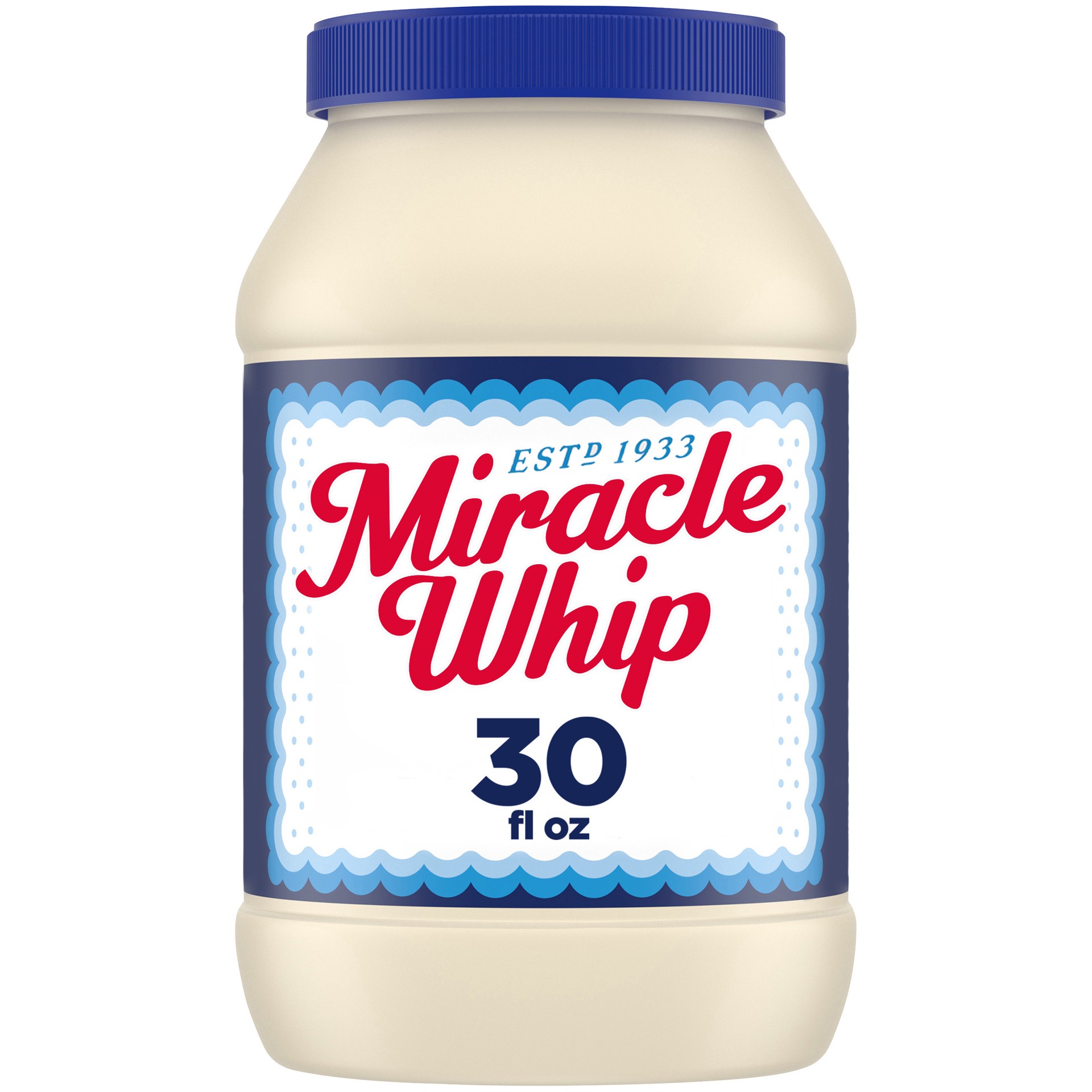 slide 1 of 5, Miracle Whip Mayo-like Dressing, for a Keto and Low Carb Lifestyle, 30 fl oz Jar, 30 fl oz