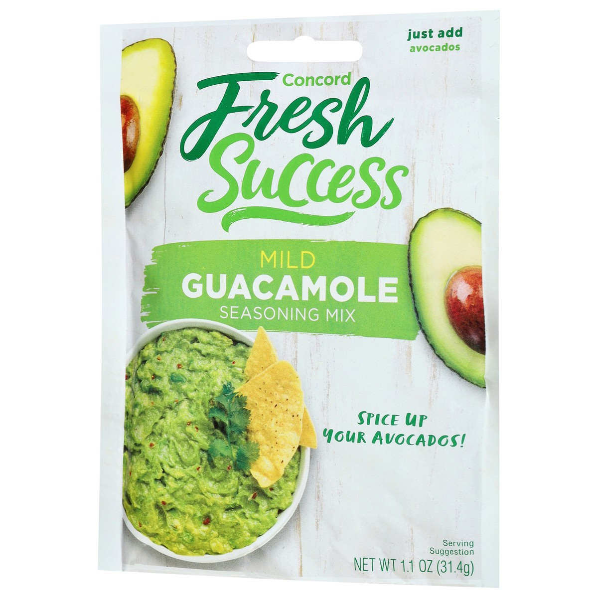 slide 2 of 4, Concord Foods Guacamole Mix Mild, 1.1 oz