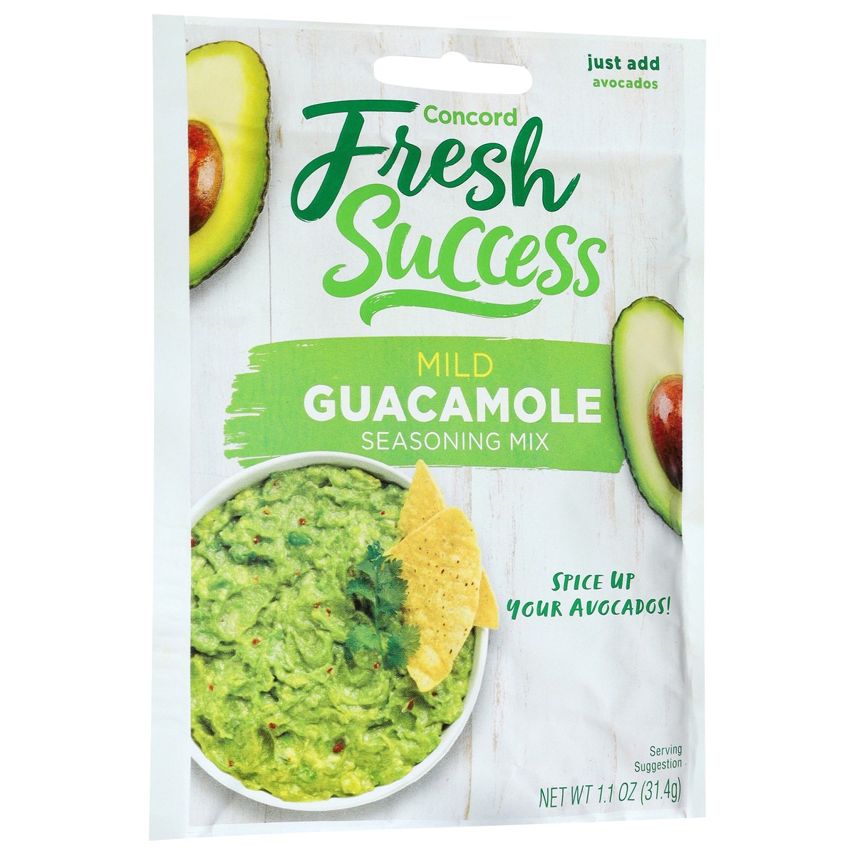 slide 4 of 4, Concord Foods Guacamole Mix Mild, 1.1 oz