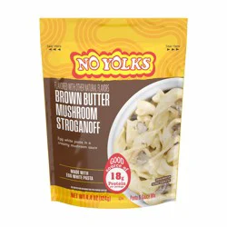 No Yolks Brown Butter Mushroom Stroganoff Pasta & Sauce Mix 4.4 oz