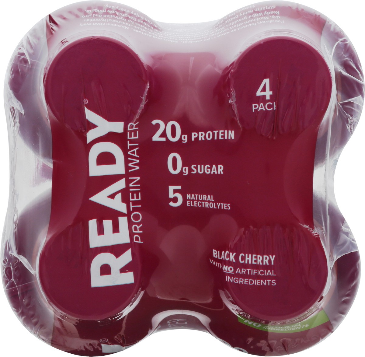 slide 6 of 9, Ready Nutrition Ready 4 Pack Black Cherry Protein Water 4-16.9 fl oz Bottles - 4 ct, 4 ct