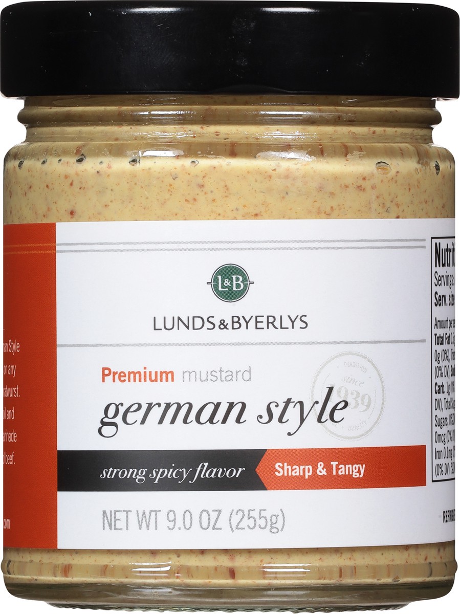 slide 2 of 9, Lunds & Byerlys German Style Premium Mustard 9.0 oz, 9 oz