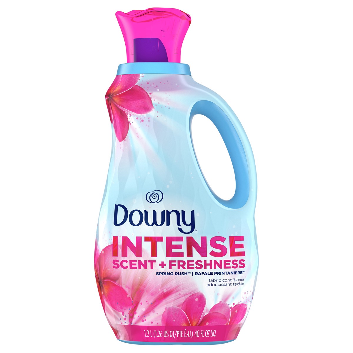 slide 1 of 9, Downy Intense Spring Rush Fabric Conditioner 1.2 lt, 1.20 l