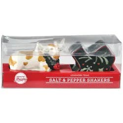 Destination Holiday Longhorn Texas Salt & Pepper Shakers