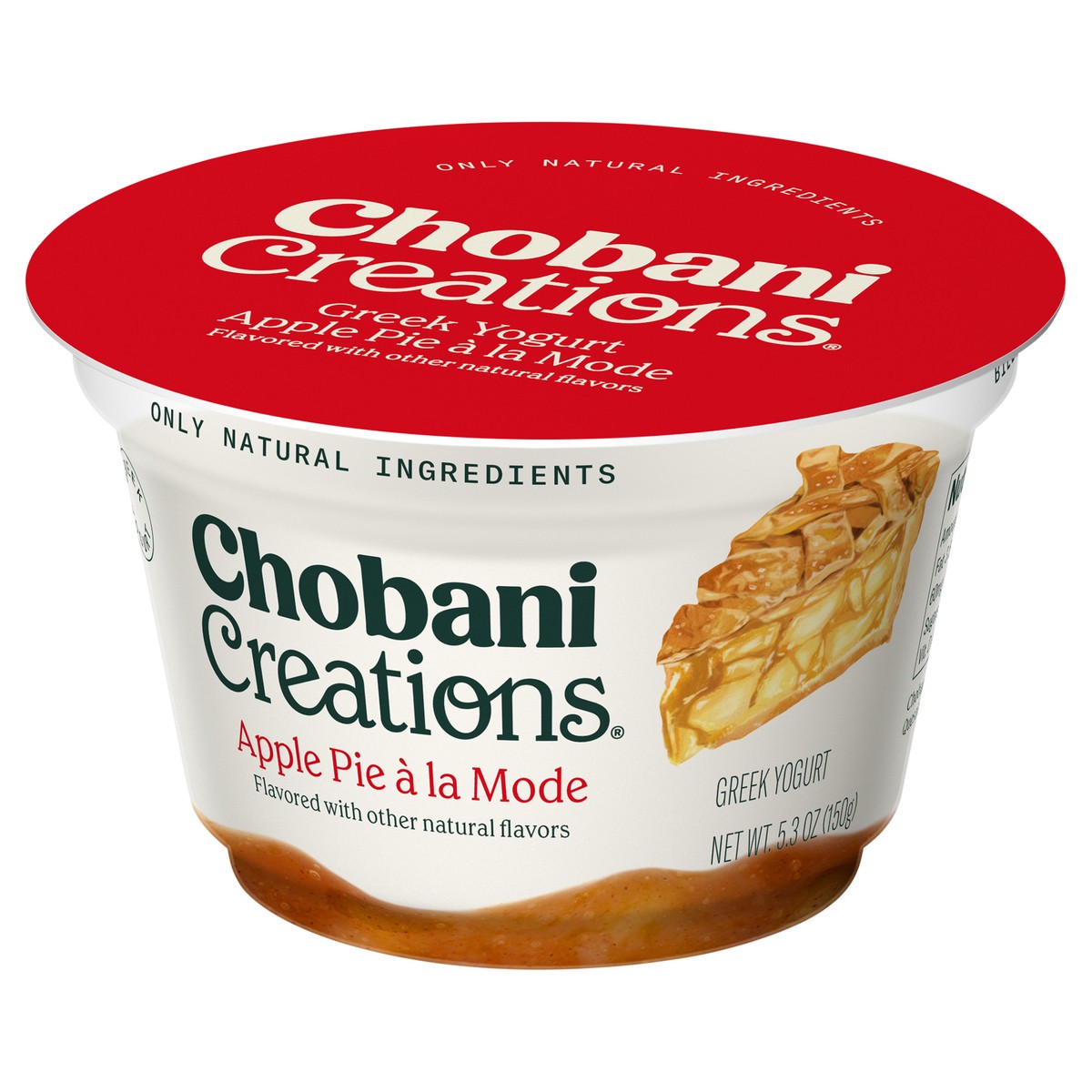slide 8 of 13, Chobani Yogurt, Greek, Apple Pie a La Mode, 5.3 oz