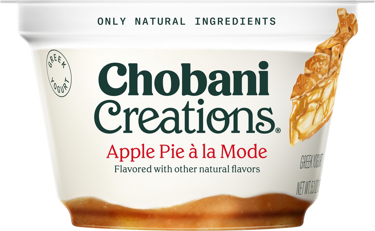 slide 5 of 13, Chobani Yogurt, Greek, Apple Pie a La Mode, 5.3 oz