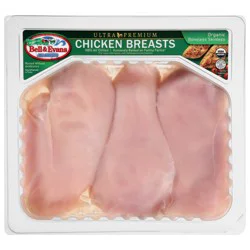 Bell & Evans Ultra Premium Organic Boneless Skinless Chicken Breasts