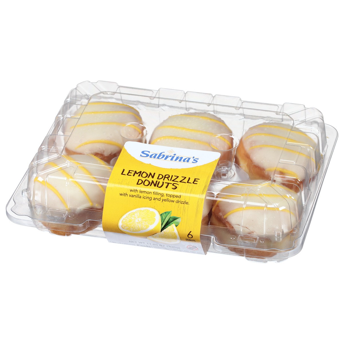 slide 9 of 9, Sabrina's Lemon Drizzle Donuts 6 ea, 6 ct