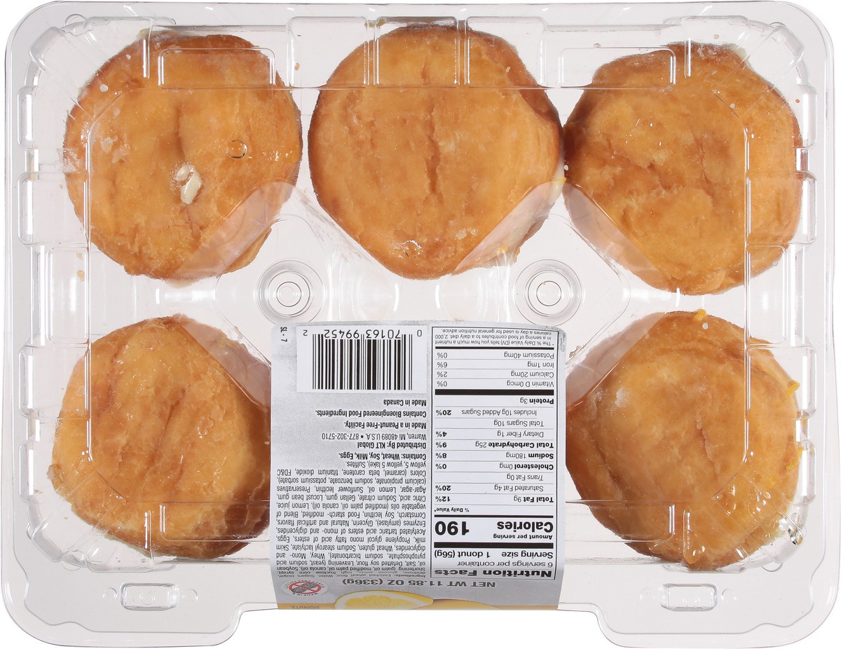 slide 2 of 9, Sabrina's Lemon Drizzle Donuts 6 ea, 6 ct