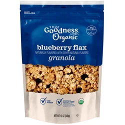 True Goodness Organic Blueberry Flax Granola, 12 oz