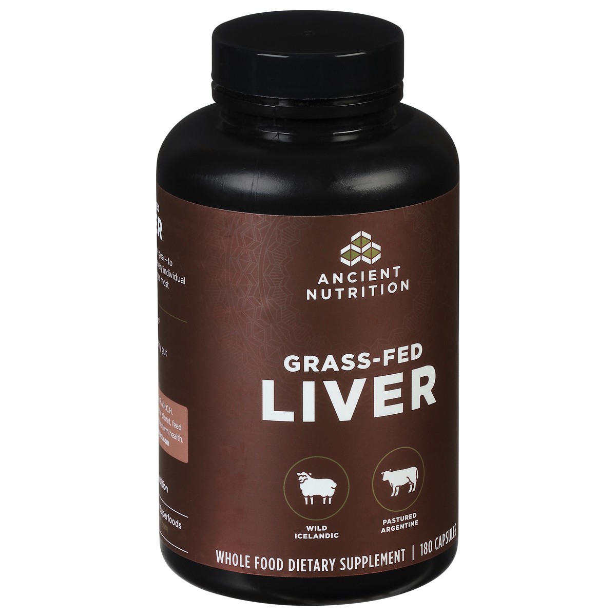 slide 9 of 14, Ancient Nutrition Grass-Fed Liver 180 Capsules, 180 ct