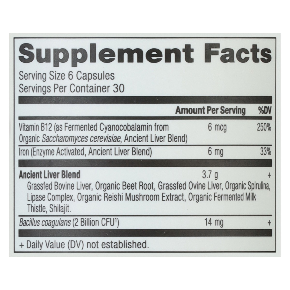 slide 11 of 14, Ancient Nutrition Grass-Fed Liver 180 Capsules, 180 ct