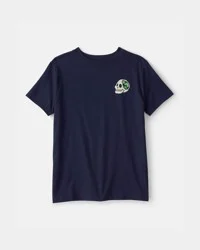 Carter's Boys Skull Graphic Tee - Blue Navy XS