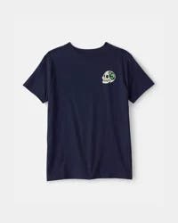 Carter's Boys Skull Graphic Tee - Blue Navy XS