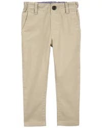 Oshkosh Toddler Slim Tapered Chino Pants Khaki 3T