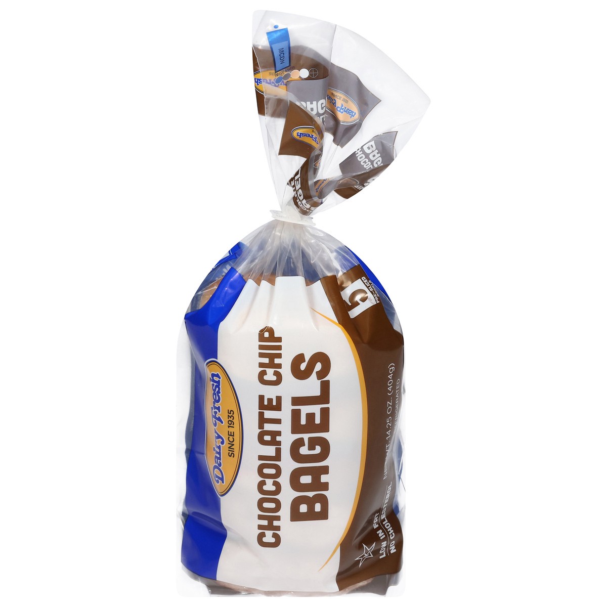 slide 1 of 11, Dairy Fresh Chocolate Chip Bagels 5 ea, 5 ct