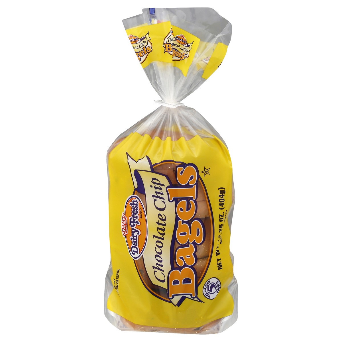 slide 4 of 11, Dairy Fresh Chocolate Chip Bagels 5 ea, 5 ct