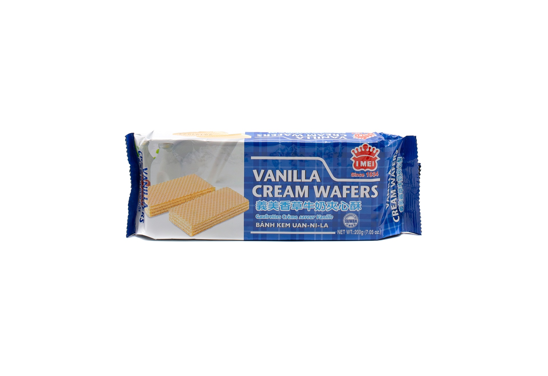 slide 1 of 1, I Mei Cream Wafer Vanilla Flavor, 200 gram