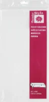 Premier Stylz White Plastic Tablecover