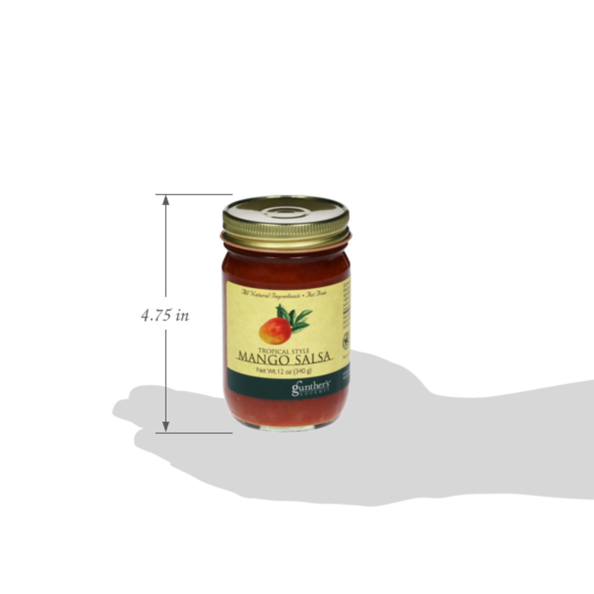 slide 11 of 15, Gunther's Gourmet Tropical Style Mango Salsa 12 oz, 12 oz