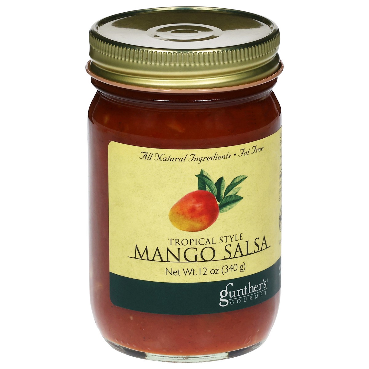 slide 15 of 15, Gunther's Gourmet Tropical Style Mango Salsa 12 oz, 12 oz