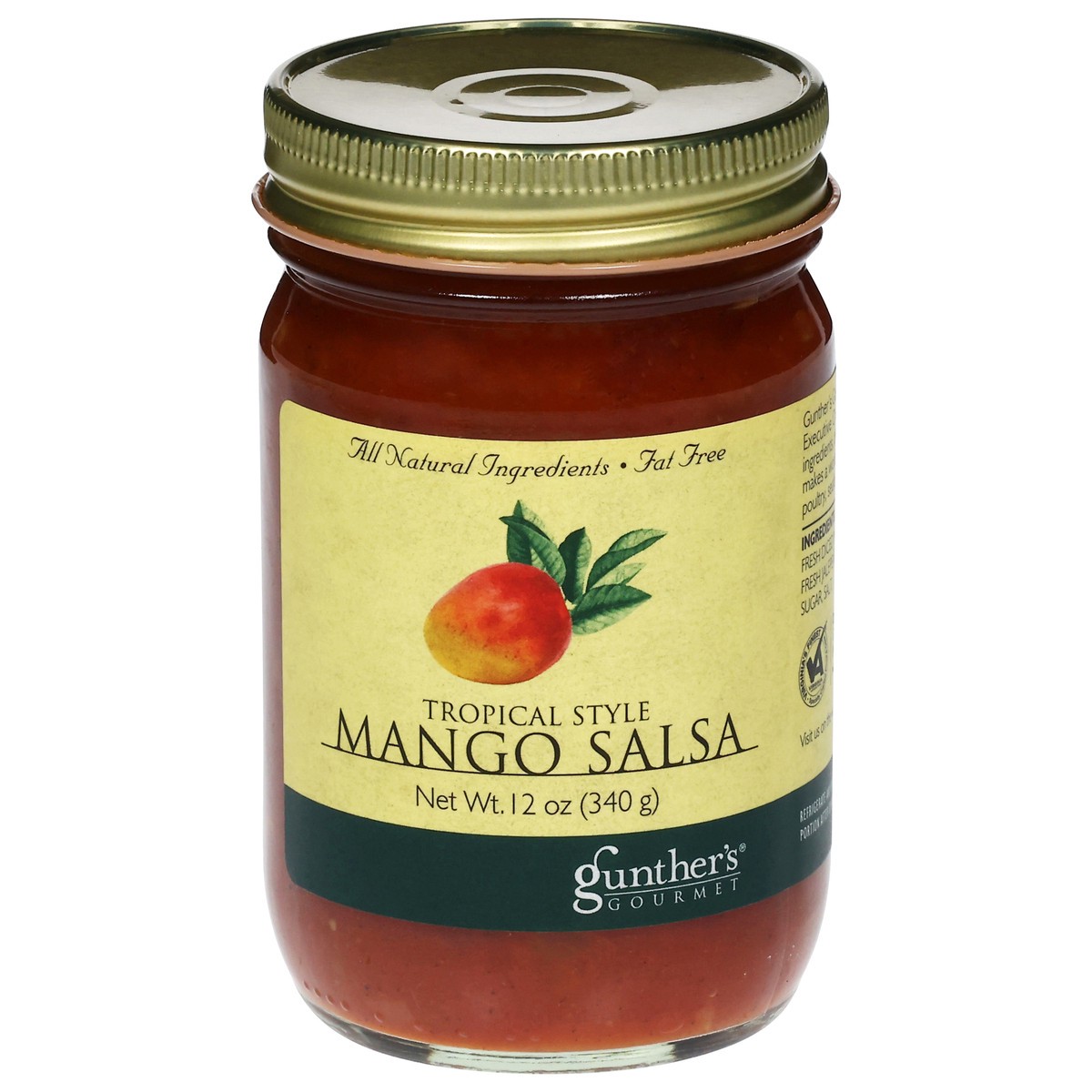 slide 12 of 15, Gunther's Gourmet Tropical Style Mango Salsa 12 oz, 12 oz