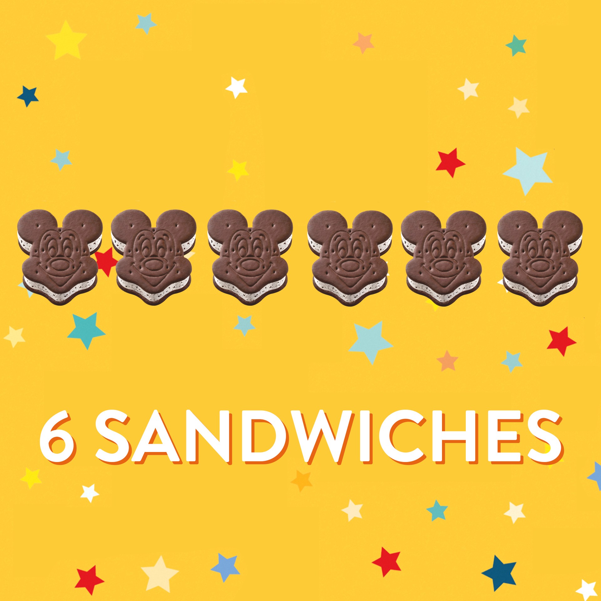 slide 3 of 5, Disney Mickey Mousse Sandwiches, 21