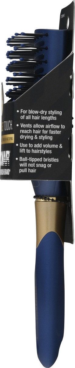 slide 10 of 11, Conair Velvet Touch Hairbrush 1 ea, 1 ct