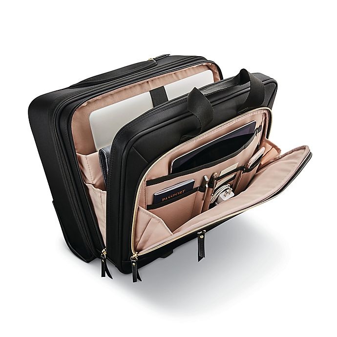 slide 4 of 8, Samsonite Mobile Solution Wheeled Mobile Office - Black, 1 ct