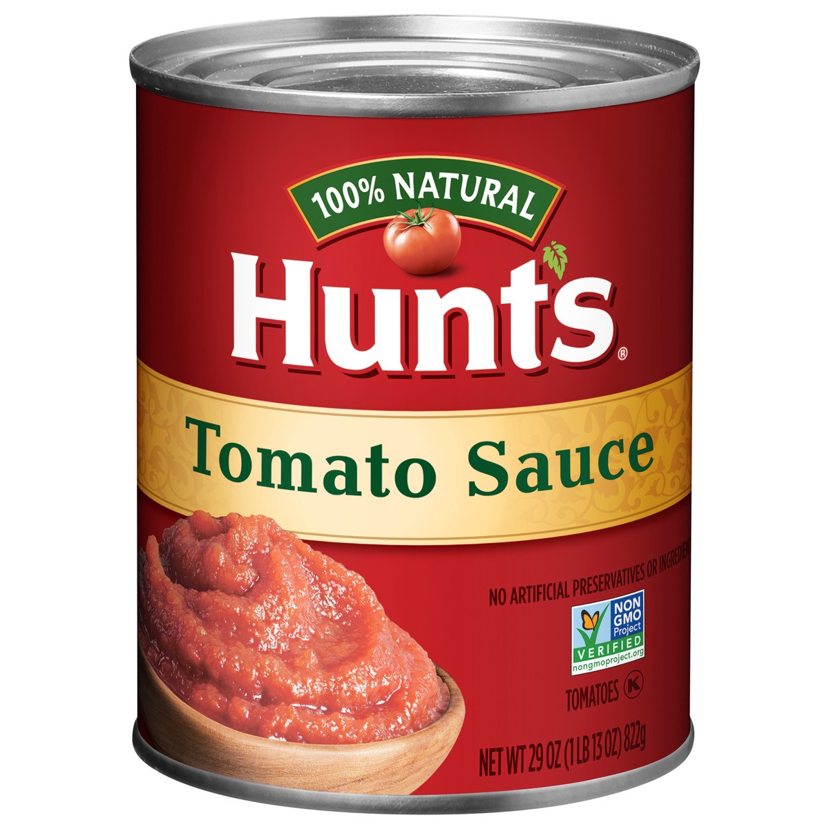 slide 1 of 37, Hunt's 100% Natural Tomato Sauce, 29 oz