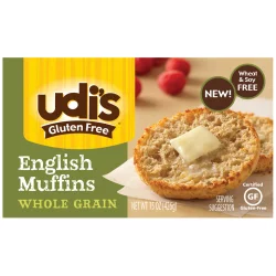 Udi's Gluten Free Whole Grain English Muffins