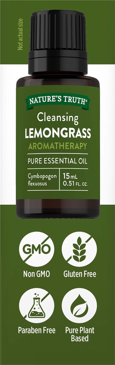 slide 6 of 7, Nature's Truth Natures Truth Essential Lemongrass Oil, 0.5 fl oz