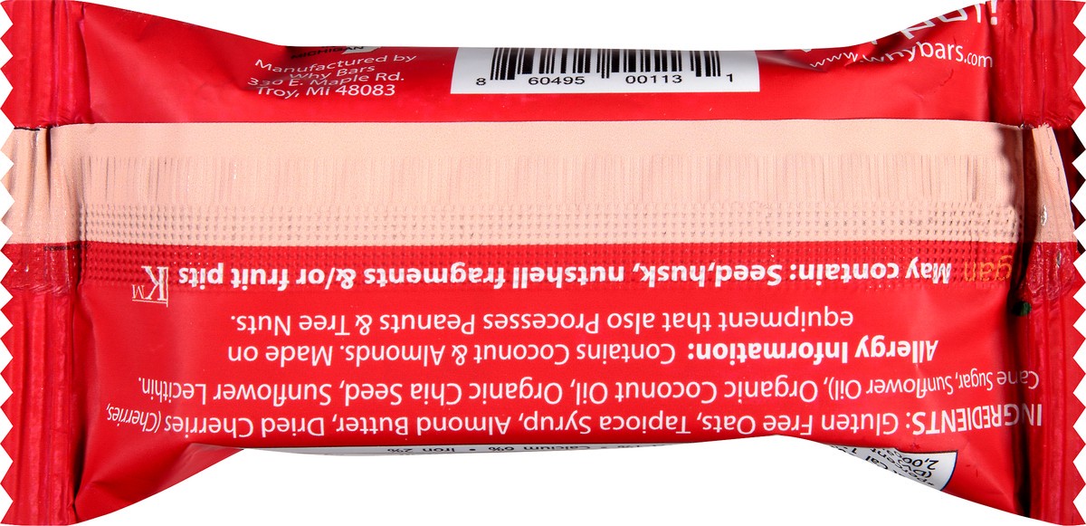 slide 8 of 11, Why Bars Cherry Chia Bar, 2.04 oz